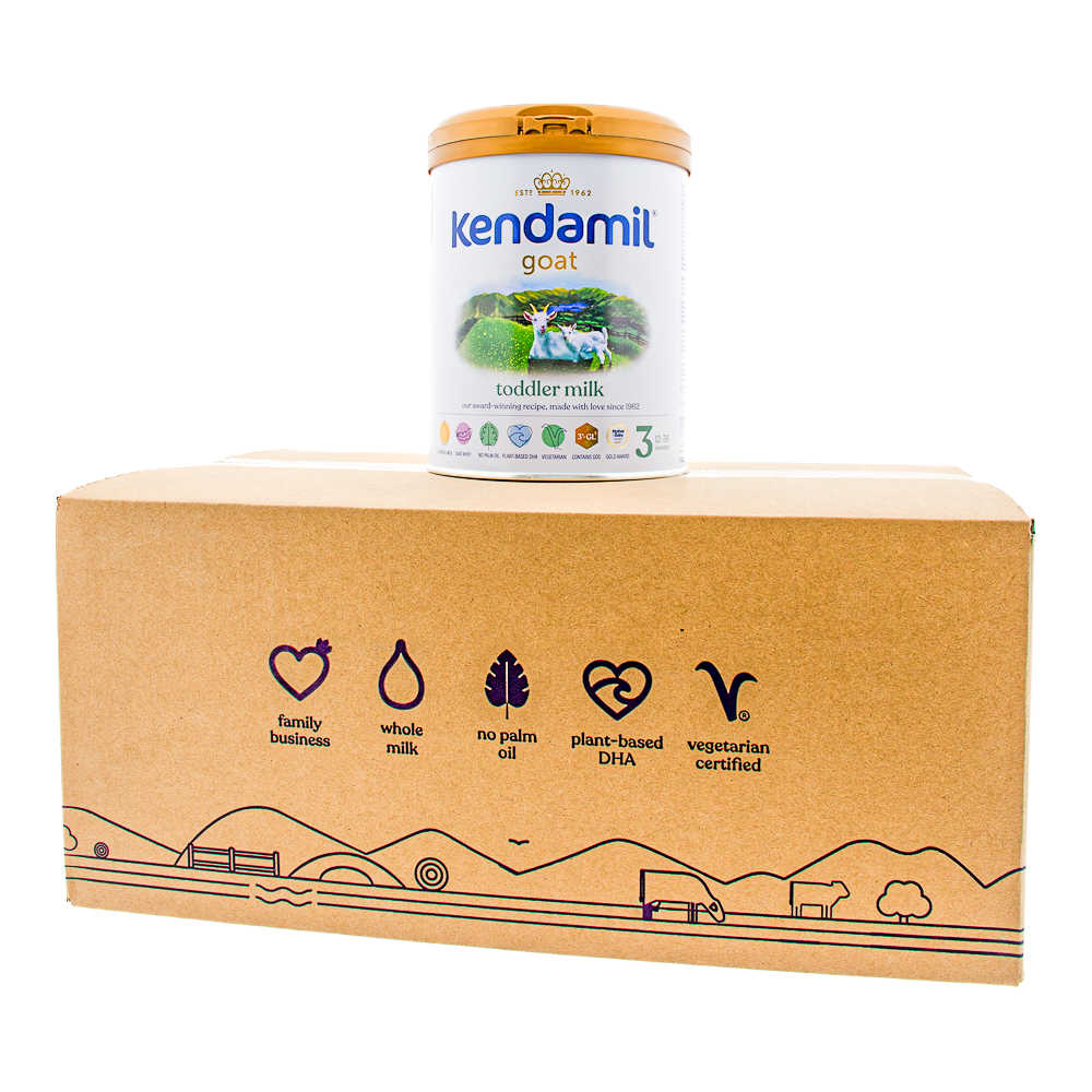 Kendamil Goat Stage 3 Formula can with outer box