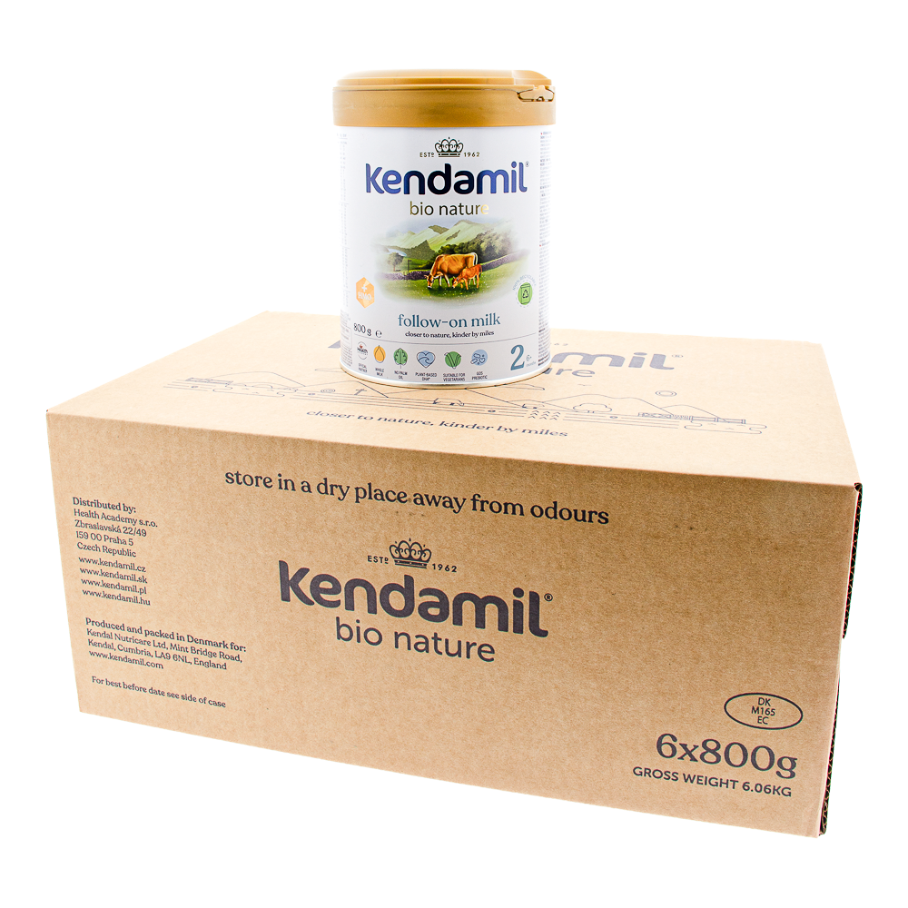 Kendamil Organic Cow Stage 2 Formula can with outer box