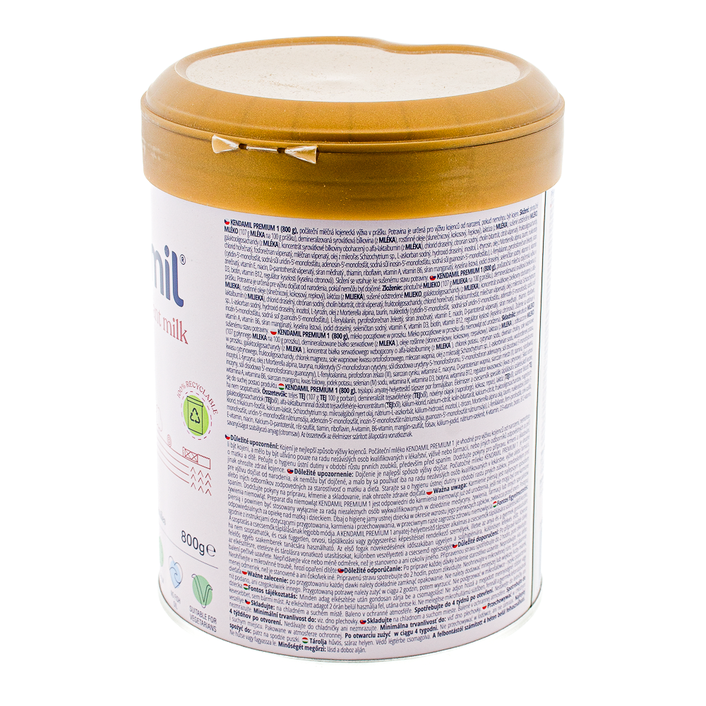 Kendamil Premium Cow Stage 1 Formula ingredients