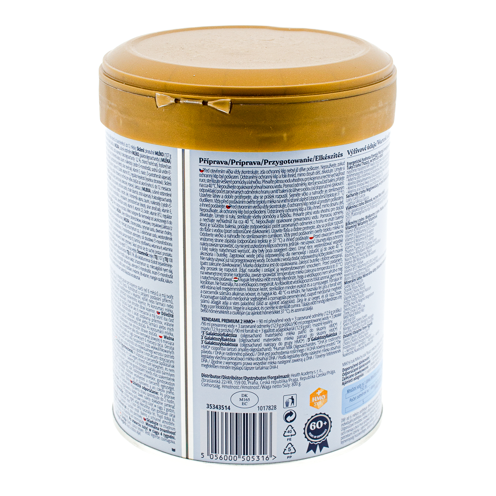 Kendamil Premium Cow Stage 2 Formula preparation guidelines