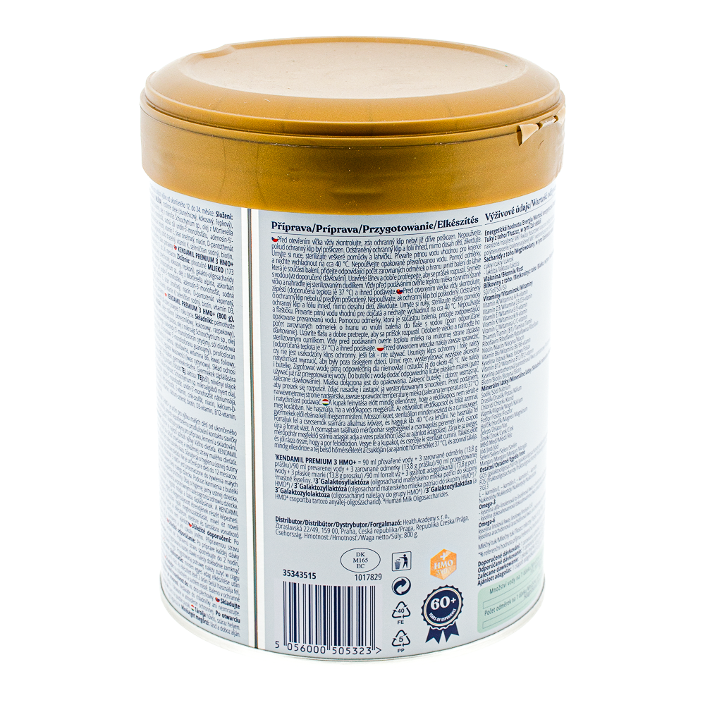Kendamil Premium Cow Stage 3 Formula preparation guidelines