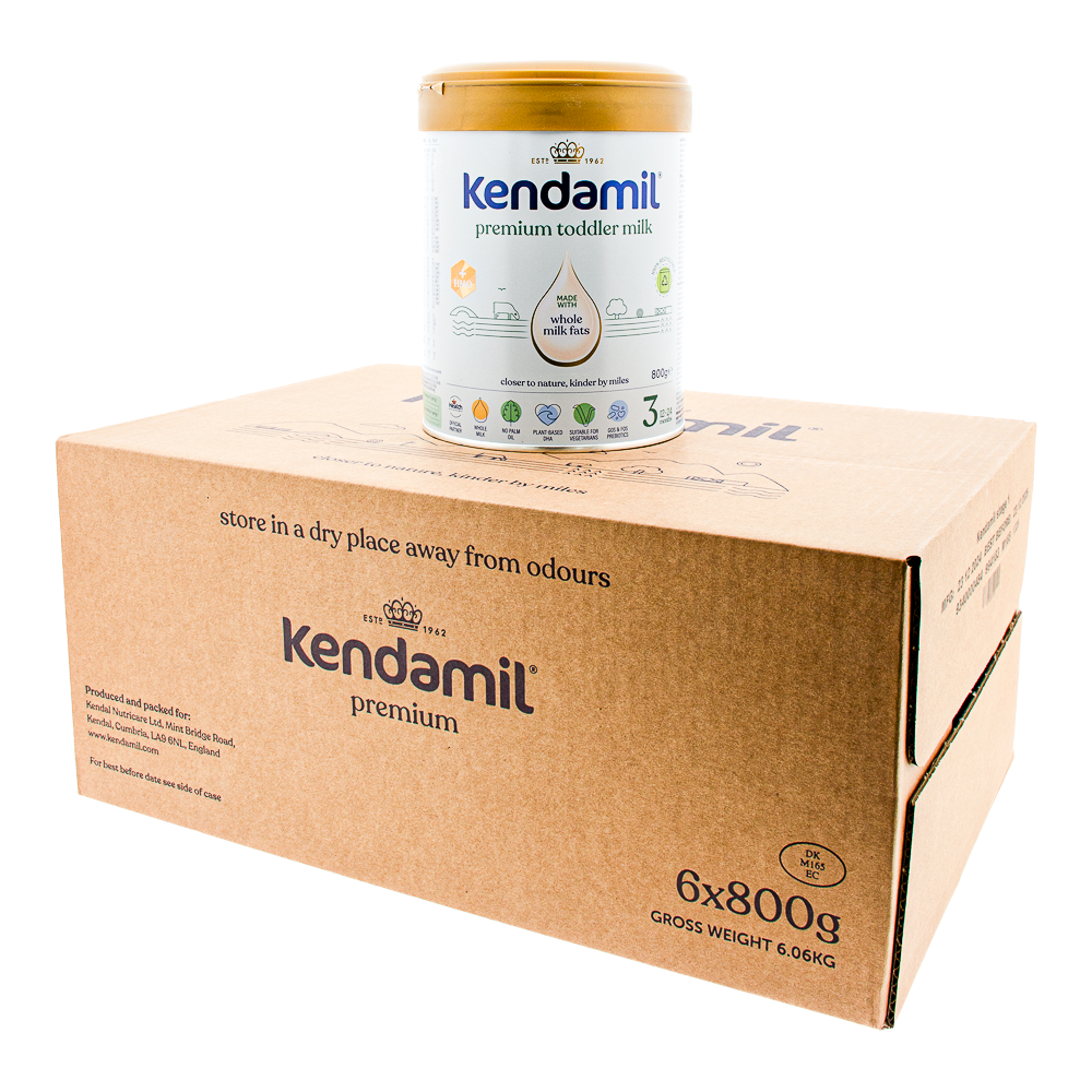 Kendamil Premium Cow Stage 3 Formula can with outer box