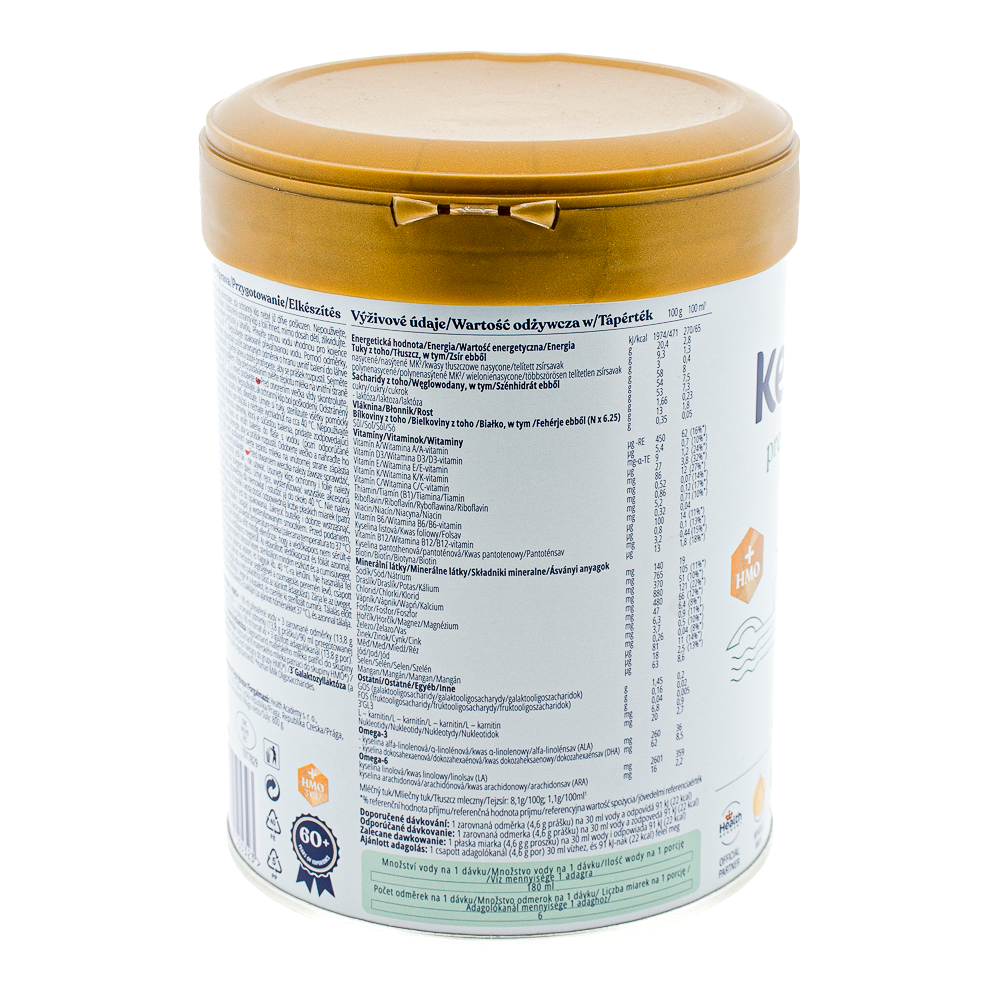 Kendamil Premium Cow Stage 3 Formula nutrition label