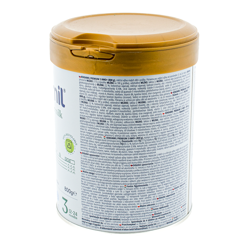 Kendamil Premium Cow Stage 3 Formula ingredients