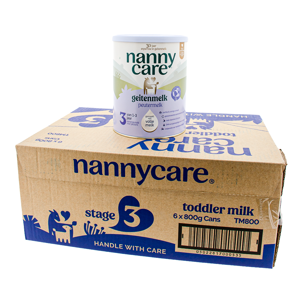 Nannycare Stage 3 Formula can with outer box